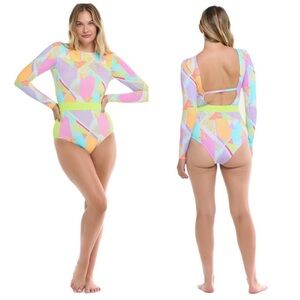 Body Glove Colorbox Wave Paddle One Piece Swimsuit
